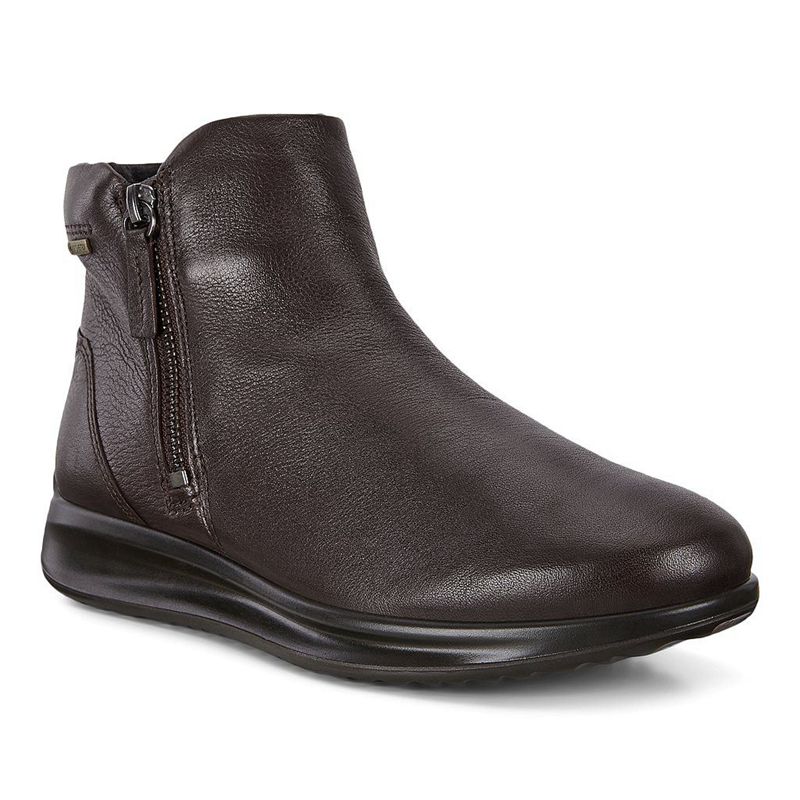 Women Boots Ecco Aquet - Ankle Boots Brown - India JAQECS021